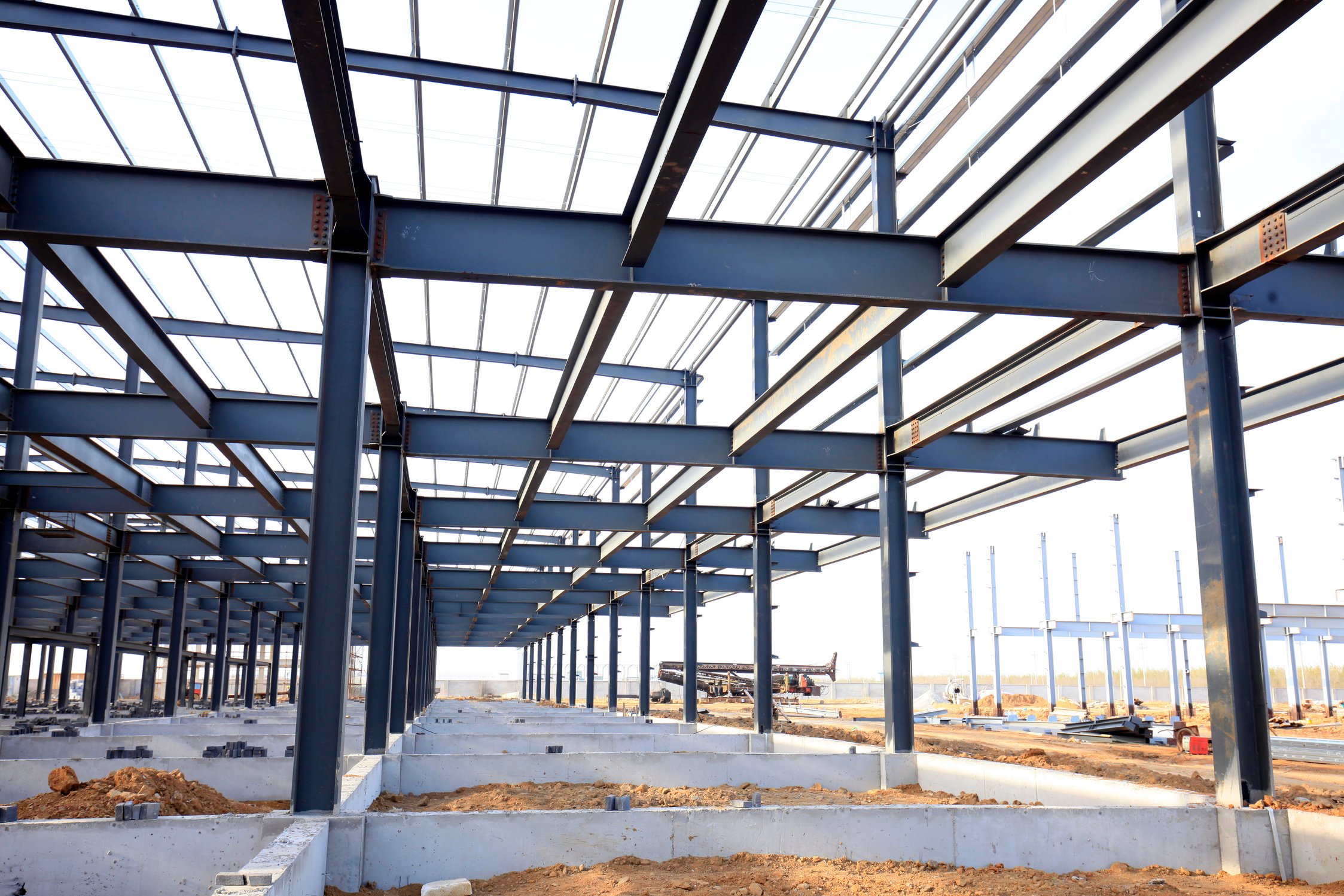 Steel frame structure